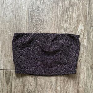 Windsor black and pink sparkly tune top